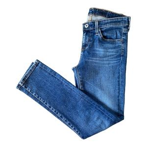 AG women’s slim straight ankle jeans size 25R